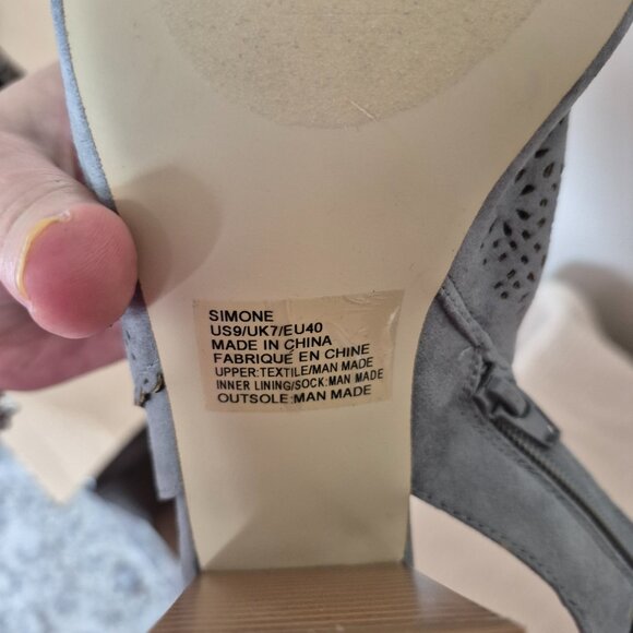 Faux Suede Cutout Booties - Picture 6 of 13